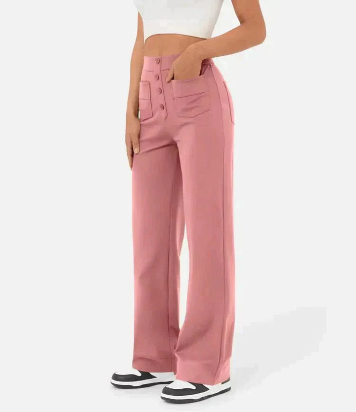 High-Waisted Wide-Leg Trousers | Versatile Fit | Casual to Office Wear