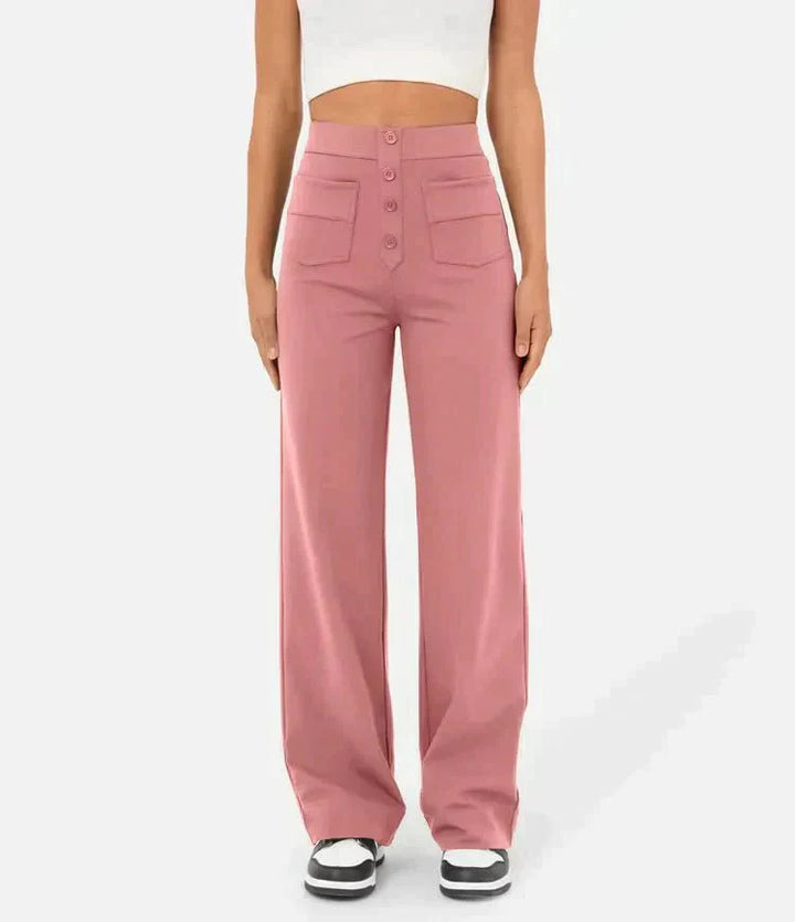 High-Waisted Wide-Leg Trousers | Versatile Fit | Casual to Office Wear