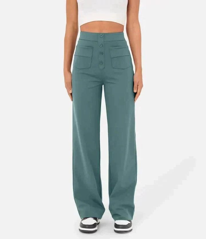 High-Waisted Wide-Leg Trousers | Versatile Fit | Casual to Office Wear