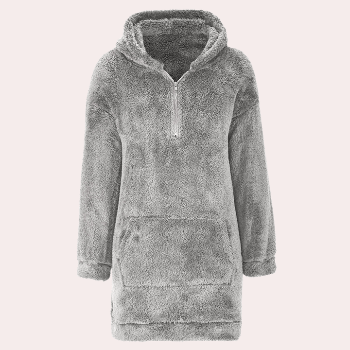 Oversized Sherpa Hoodie | Ultra-Soft & Warm | Plush Fleece | Loungewear