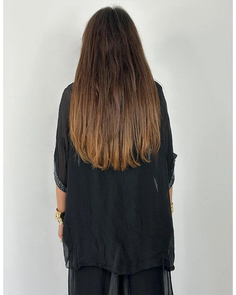 Aurélie - Chic Two-Piece Summer Set - Flowing Elegance and Lightweight Comfort