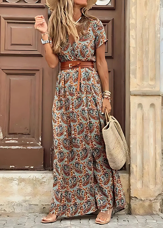 Alanis - Elegant Bohemian Maxi Dress