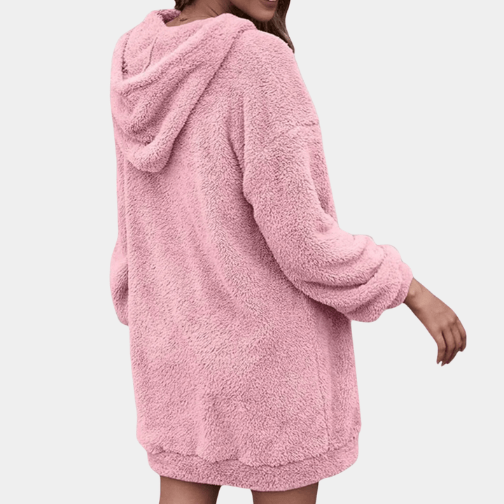 Oversized Sherpa Hoodie | Ultra-Soft & Warm | Plush Fleece | Loungewear