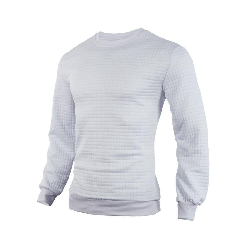 Men’s Waffle Knit Thermal Crewneck | Slim Fit Base Layer Top