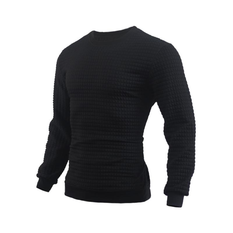 Men’s Waffle Knit Thermal Crewneck | Slim Fit Base Layer Top