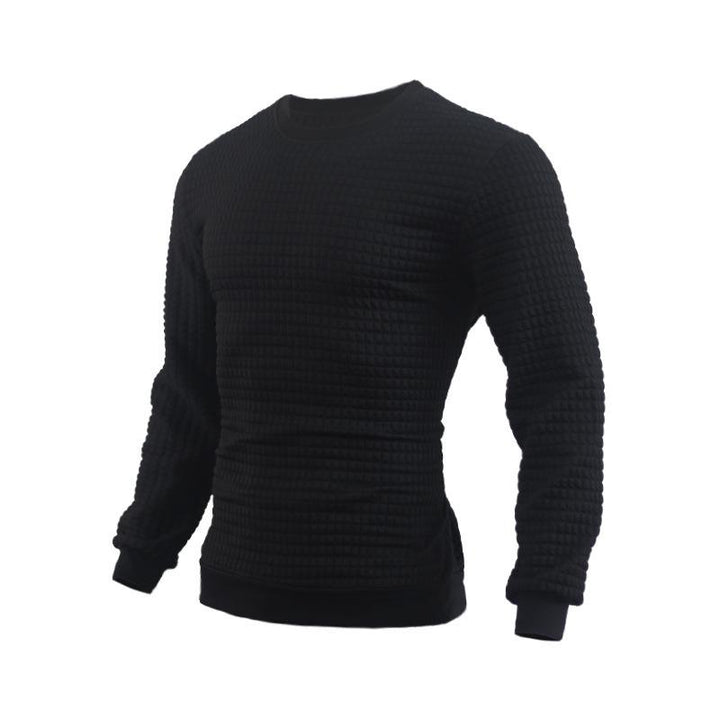 Men’s Waffle Knit Thermal Crewneck | Slim Fit Base Layer Top