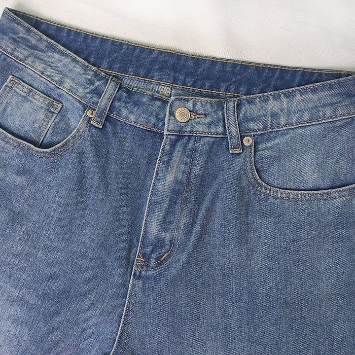 Vintage Wide-Leg Jeans | Relaxed Fit | Mid-Wash Denim