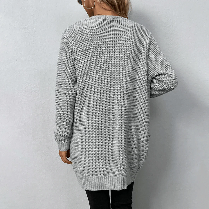 Long Open-Front Cardigan | Lightweight Knit | Relaxed Fit | Everyday Casual