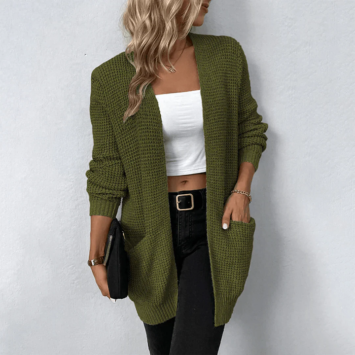 Long Open-Front Cardigan | Lightweight Knit | Relaxed Fit | Everyday Casual