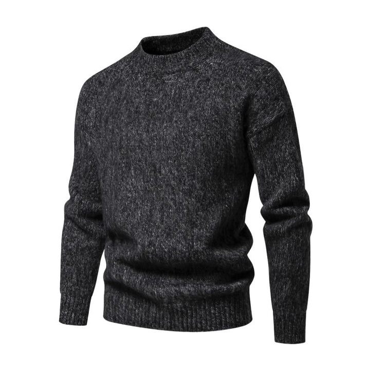 Men’s Donegal Knit Crewneck | Speckled Wool Pullover | Heritage Cold-Weather Sweater