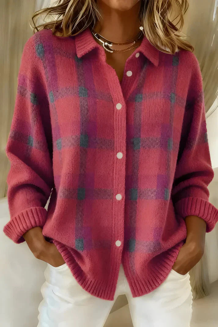 Leandra | Premium Patchwork Button-Down Shirt