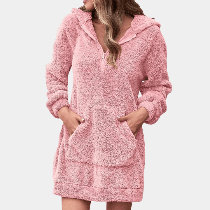 Oversized Sherpa Hoodie | Ultra-Soft & Warm | Plush Fleece | Loungewear