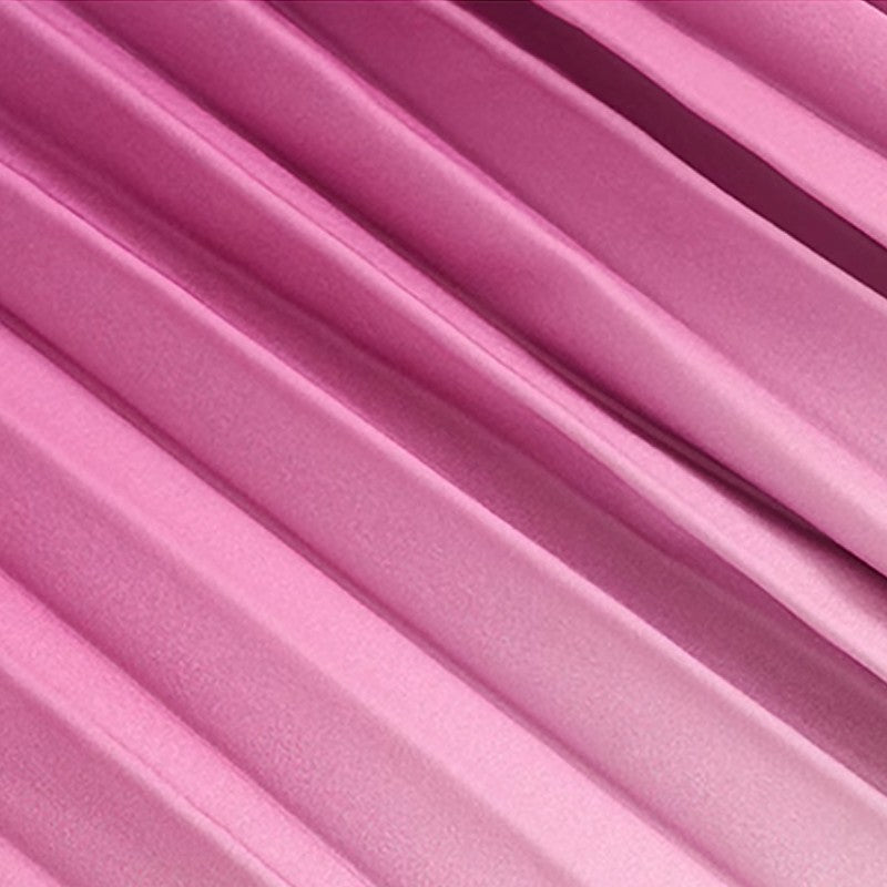 Orlena - Robe plissée dos nu à bordure dégradée