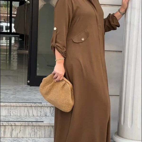 Danae - Ensemble 2 pièces décontracté pour femme, couleur unie 