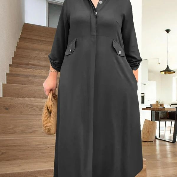 Danae - Ensemble 2 pièces décontracté pour femme, couleur unie 