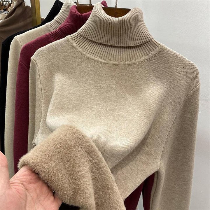 Clementine - High Neck Sweater, Elegant and Warm for Winter