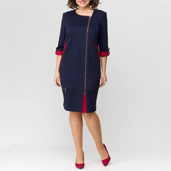 Hermine - Elegant Women's Dress with Side Closure