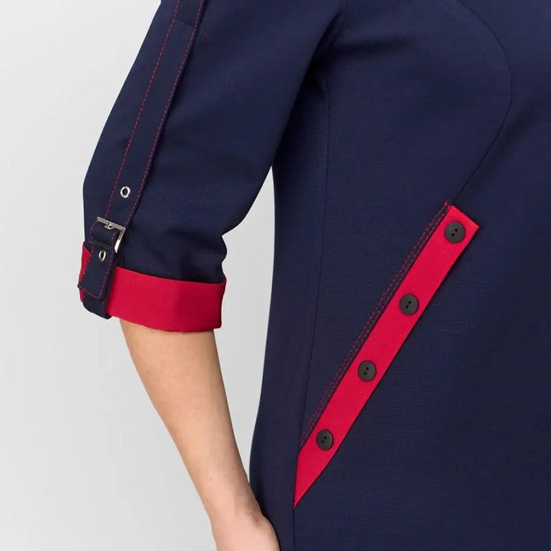 Hermine - Elegant Women's Dress with Side Closure