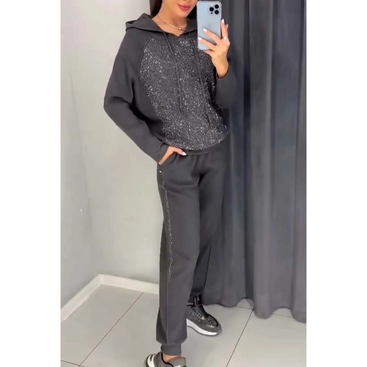 Ensemble sweat à capuche et pantalon décontracté pour femme Cécile
