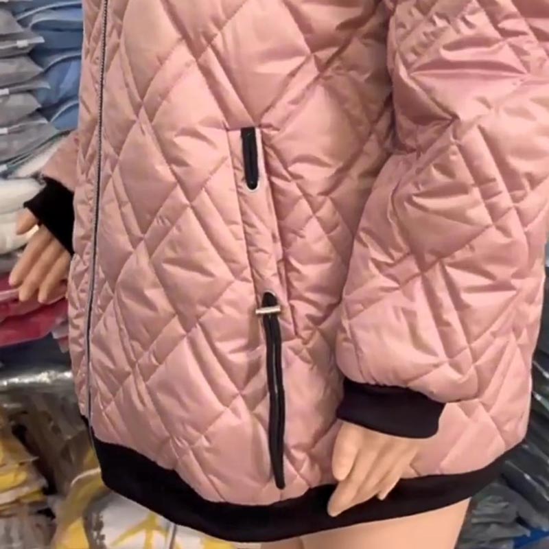 Petronella - Women's Down Coat with Hood and Drawstring