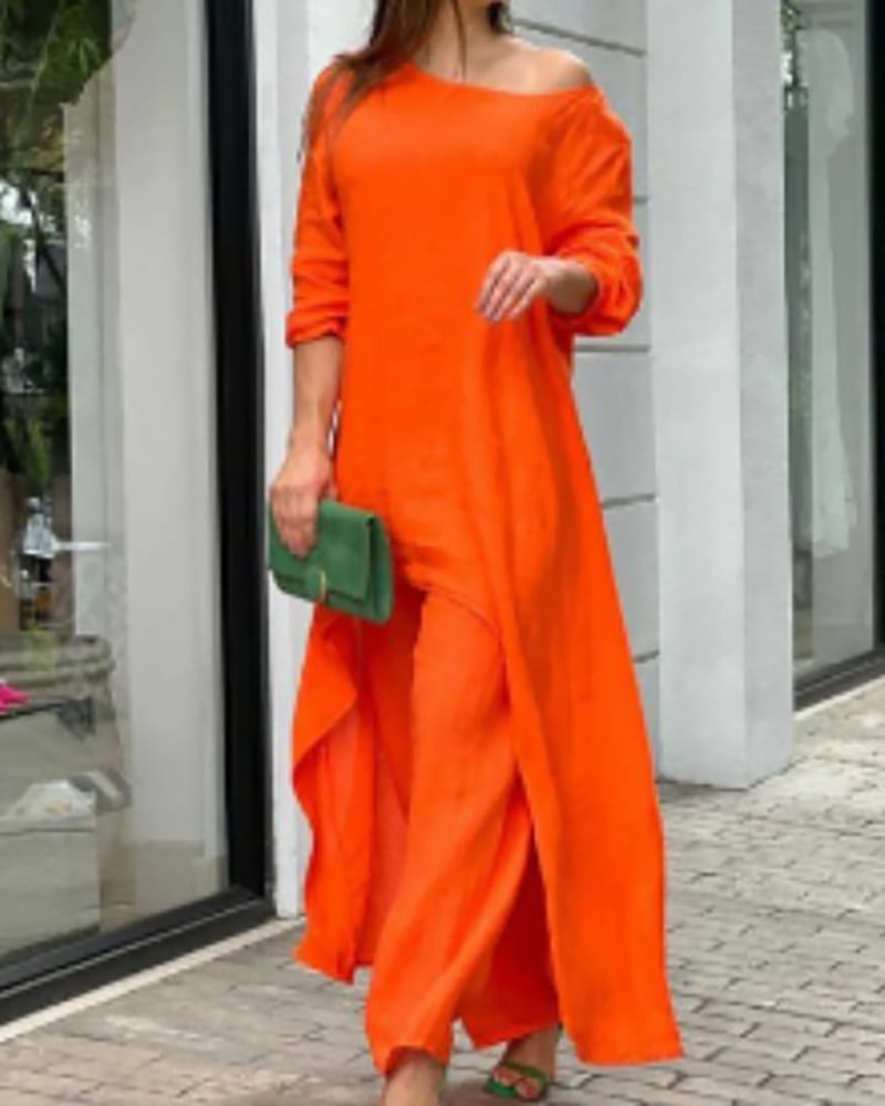 Clarisse - Women's Casual Linen Set