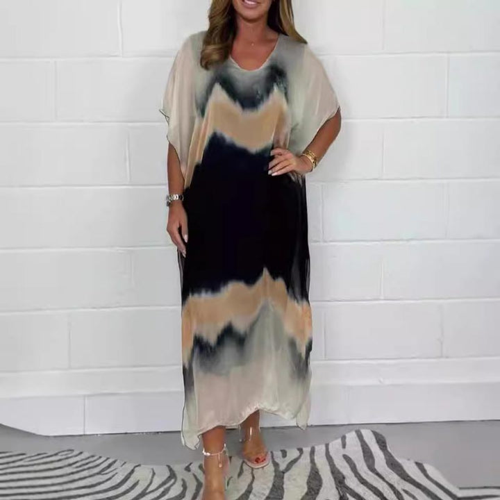 Magalie - Women's Dip Dye Chiffon Dress