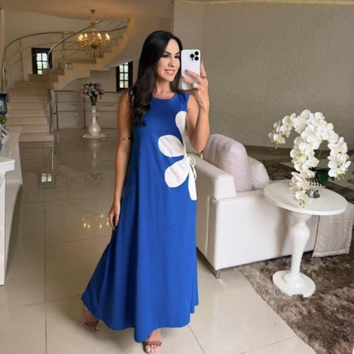 Isavelle - Sleeveless Floral Print Dress