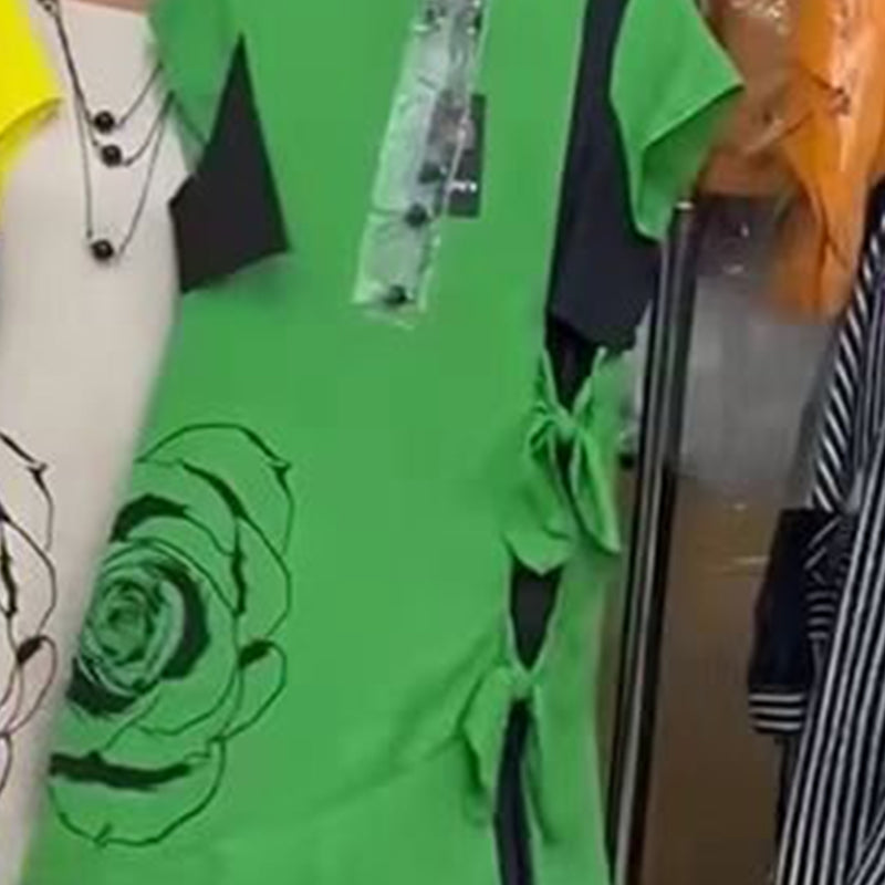 Hyelina - Color Block Maxi Dress