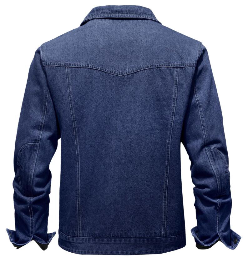 Sherpa-Lined Denim Jacket | Warm Flannel Interior | Classic Trucker Style