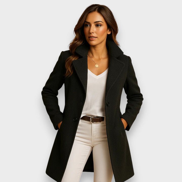 Marissae - Elegant Structured Wool Coat