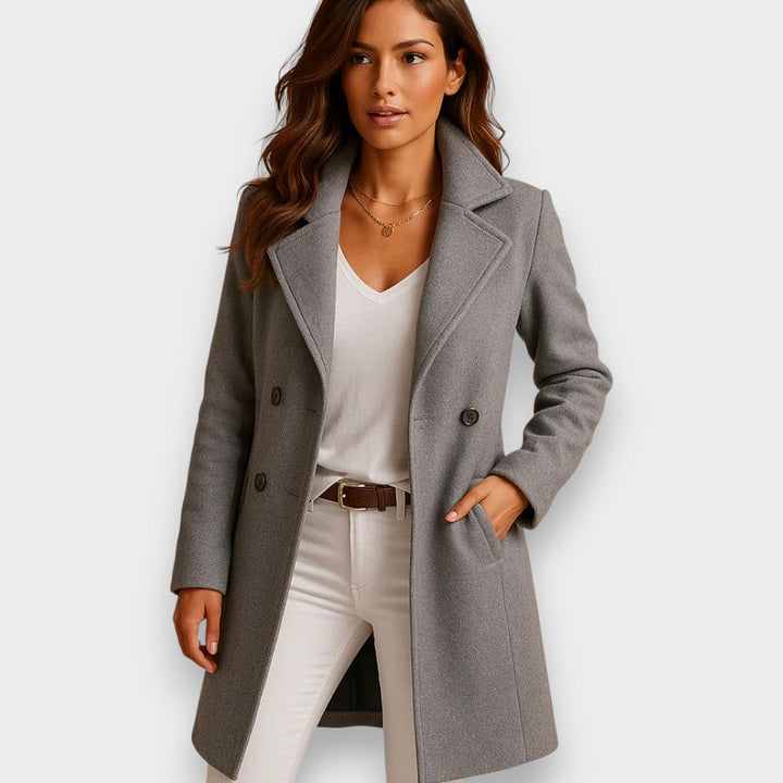 Marissae - Elegant Structured Wool Coat