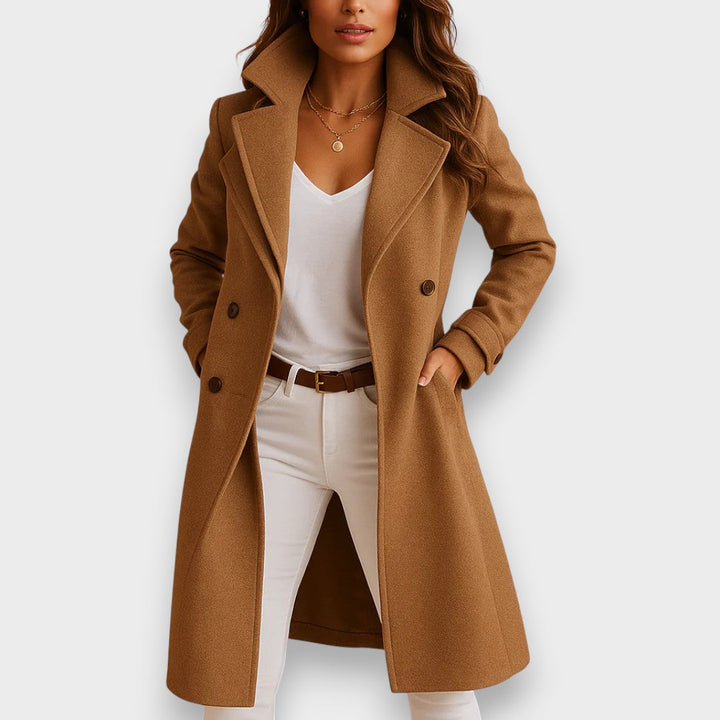 Marissae - Elegant Structured Wool Coat