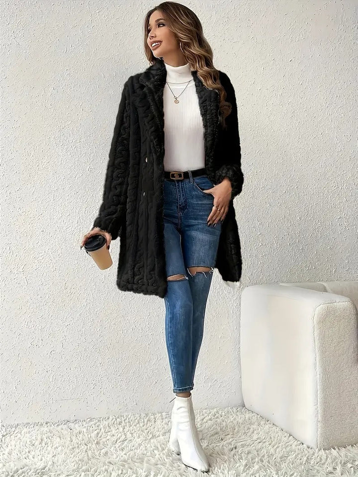 Léa - Women's faux fur coat