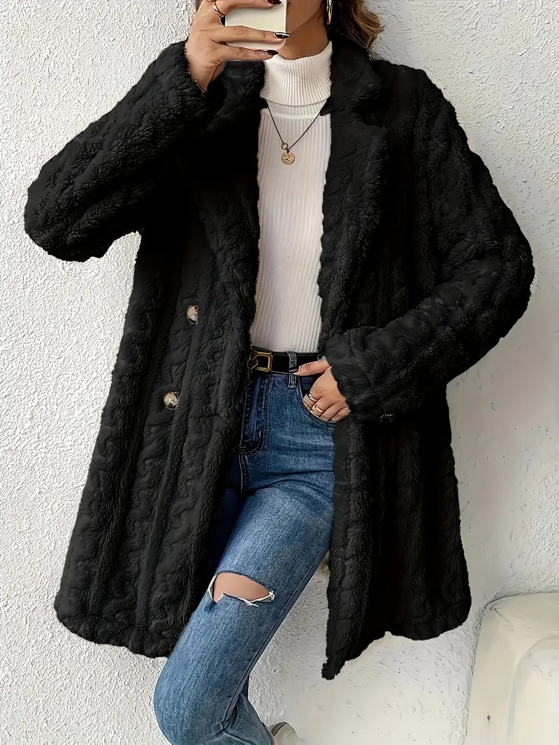 Léa - Women's faux fur coat