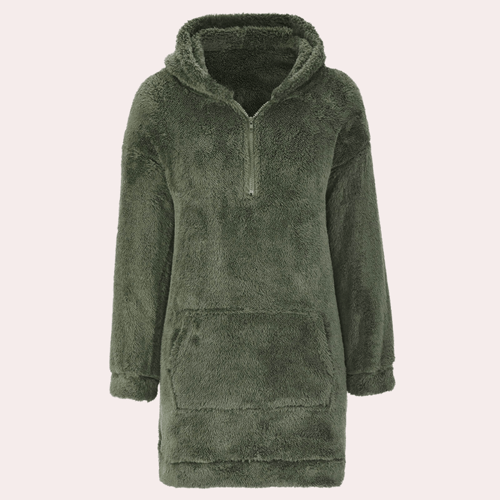 Oversized Sherpa Hoodie | Ultra-Soft & Warm | Plush Fleece | Loungewear