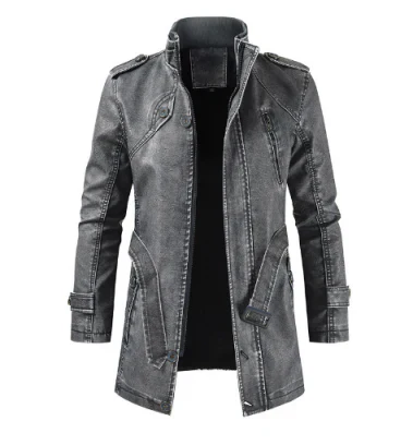 Men’s Faux Leather Jacket | Moto-Inspired | Lightweight Fall Outerwear