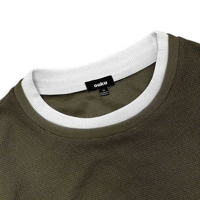 Textured Knit Crewneck Sweater | Lightweight Cotton Blend | Elevated Everyday Layer